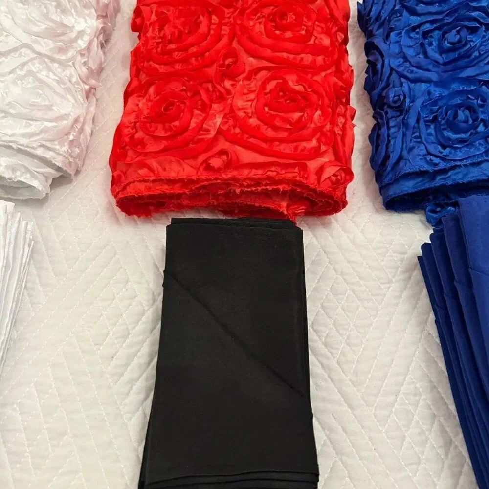 Premium Event Linen Sets - Runners & Napkin Bundles (4 SETS)